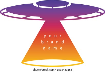 UFO Awesome Logo Vector Design