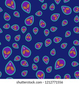 UFO background multicolor geometric pattern seamless great.