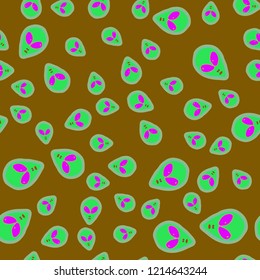 UFO background multicolor geometric pattern seamless amazing.
