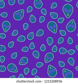 UFO background multicolored geometric pattern seamless amazing.
