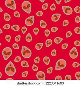 UFO background multicolored geometric pattern seamless amazing.