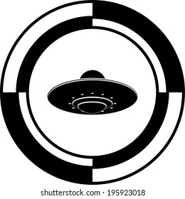UFO button mosaic