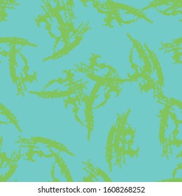 UFO camouflage of various shades of lime zest and polyna colors. It is a colorful seamless pattern that can be used as a camo print for clothing and background and backdrop or computer wallpaper