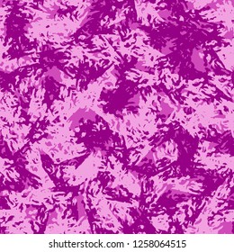 UFO camouflage of various shades of pink and purple colors. It is a colorful seamless pattern that can be used as a camo print for clothing and background and backdrop or computer wallpaper