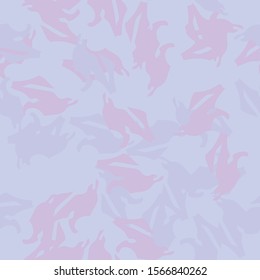 UFO camouflage of various shades of violet, pink and lavender colors. It is a colorful seamless pattern that can be used as a camo print for clothing and background and backdrop or computer wallpaper