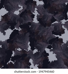 UFO camouflage of various shades of violet and grey colors. It is a colorful seamless pattern that can be used as a camo print for clothing and background and backdrop or computer wallpaper