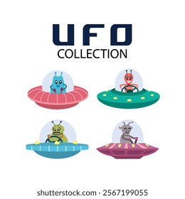 Ufo collection. Scifi. Universe exploration. Space exploration. Spacecraft.  Flying saucer. Spaceship. 