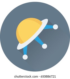 UFO Colored Vector Icon