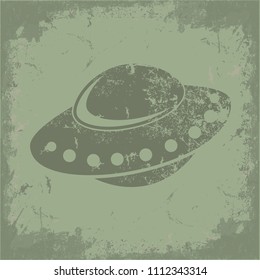 UFO concept vector design