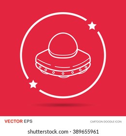 ufo doodle