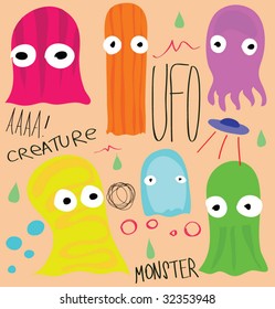 ufo doodles