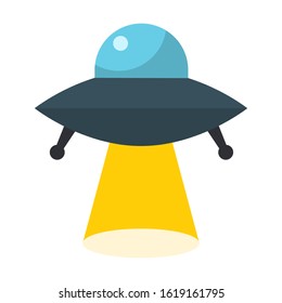 ufo flat color vector icon