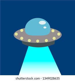 ufo flat design icon