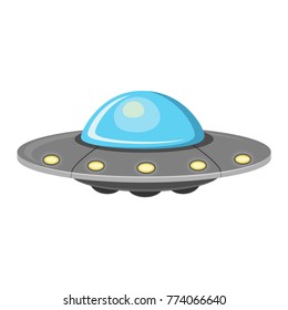 Ufo Flat Design Icon Isolatd On Stock Vector (Royalty Free) 774066640 ...