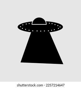 Ufo flat vector icon. trendy style illustration on white background..eps