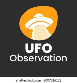 Ufo flying Logo Design.vector template