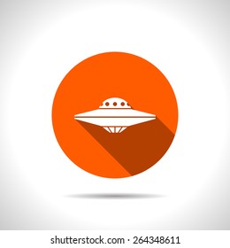 UFO Flying Saucer Icon