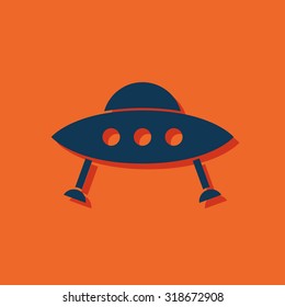 UFO Flying Saucer Icon