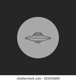 UFO Flying Saucer Icon