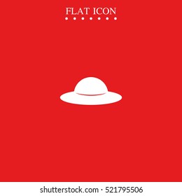 UFO Flying saucer Icon.