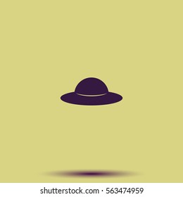 UFO Flying saucer Icon.