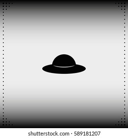 UFO Flying saucer Icon.