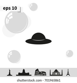 UFO Flying saucer Icon.