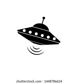 UFO flying saucer vector icon