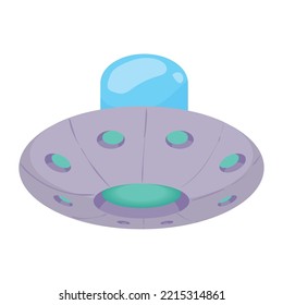 ufo flying space outer icon