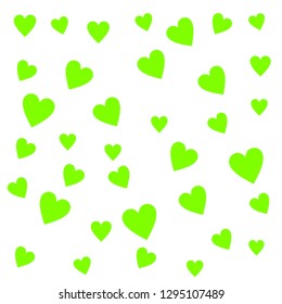 Ufo green color love background