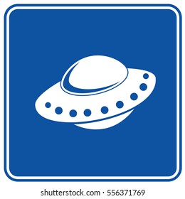 UFO icon design,clean vector