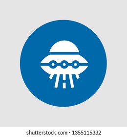  Ufo icon. Editable  Ufo icon for web or mobile.