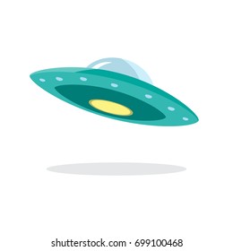 UFO Icon Flat Color