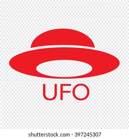 UFO icon Illustration design