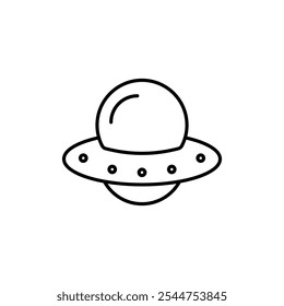 UFO icon logo sign set vector outline