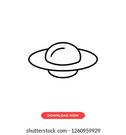 UFO icon modern vector style