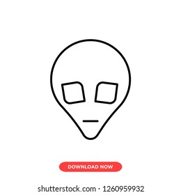 UFO icon modern vector style