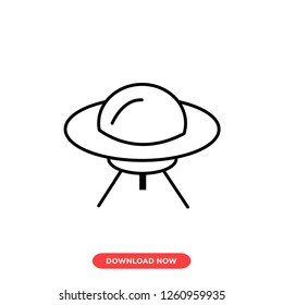 UFO icon modern vector style