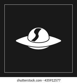 UFO icon. UFO sign