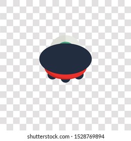 ufo icon sign and symbol. ufo color icon for website design and mobile app development. Simple Element from basic flat icons collection for mobile concept and web apps icon.