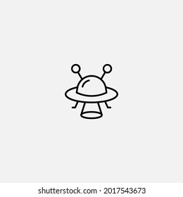 Ufo icon sign vector,Symbol, logo illustration for web and mobile