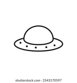 UFO icon. simple vecor icon.