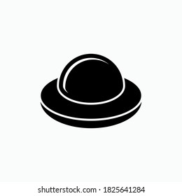 UFO-Symbol. Unbenanntes Symbol für flatterndes Objekt - Vektorgrafik.