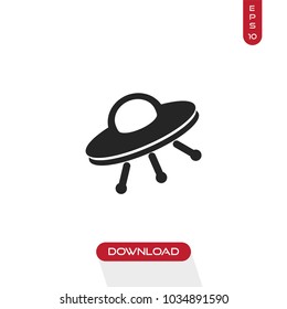 UFO icon vector