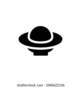 UFO icon vector