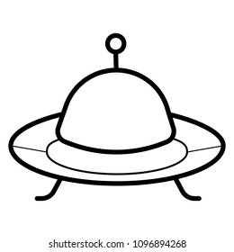 ufo icon vector