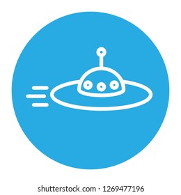 UFO icon vector