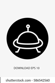 Ufo icon, Vector