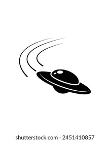 UFO-Symbol, Vektorgrafik Beste Flat-Icon.