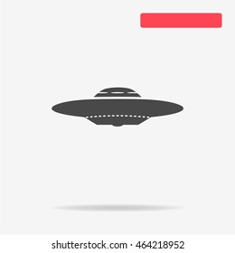 Ufo icon. Vector concept illustration for design.